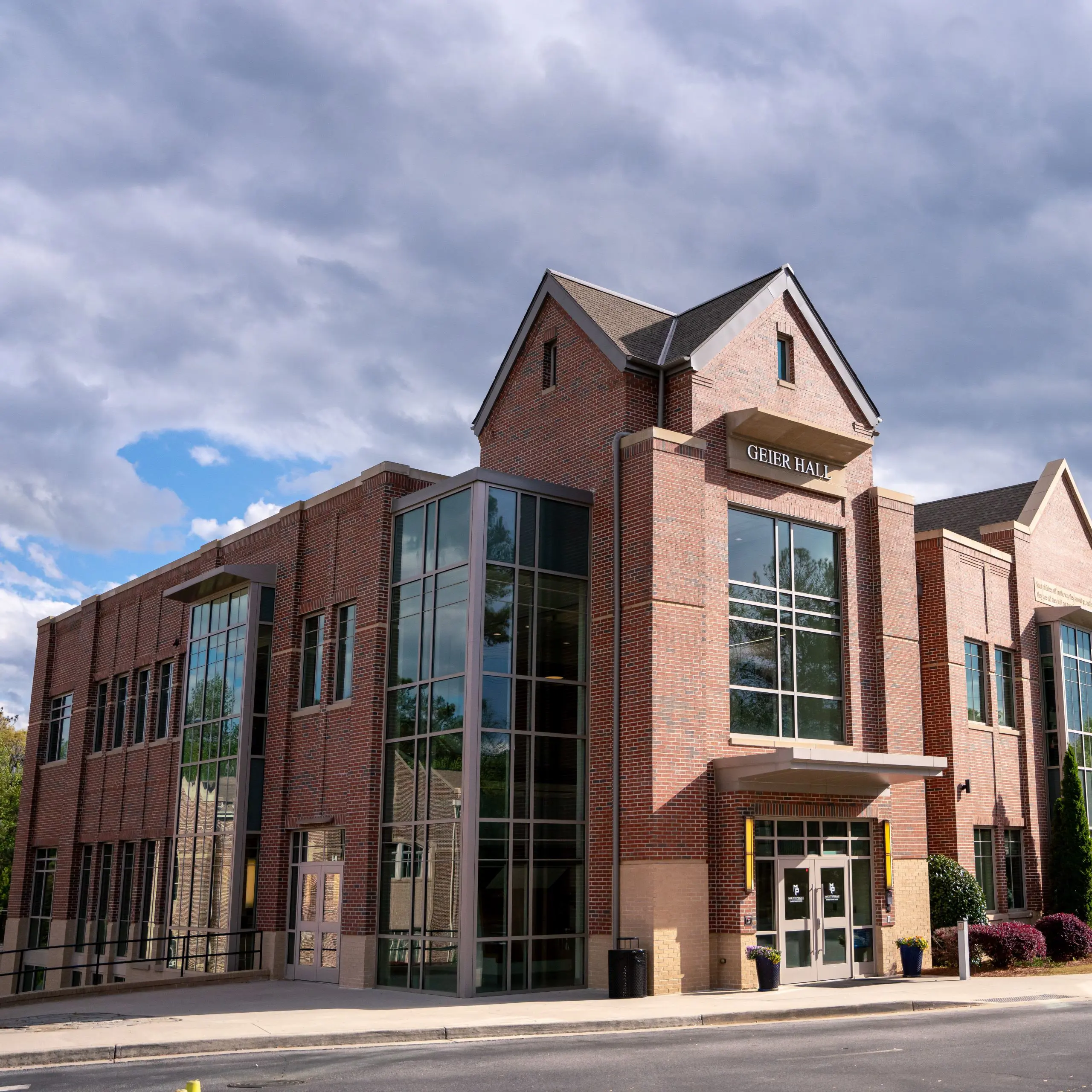 The exterior of MPCS’s Geier Hall